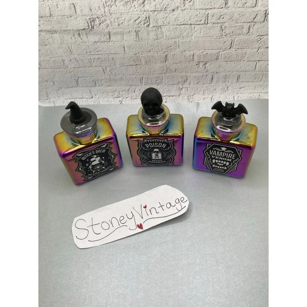 Target Bullseye Playground Halloween Iridescent Mini Potion Bottles Poison 2024